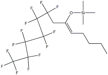 (Z)-8,8,9,9,10,10,11,11,12,12,13,13,13-Tridecafluoro-6-(trimethylsiloxy)-5-tridecene Struktur