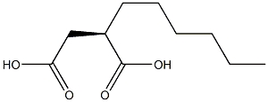 [R,(+)]-Hexylsuccinic acid Struktur