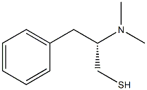 [S,(-)]-2-(Dimethylamino)-3-phenyl-1-propanethiol Struktur