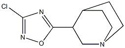 3-(3-Chloro-1,2,4-oxadiazol-5-yl)quinuclidine Struktur