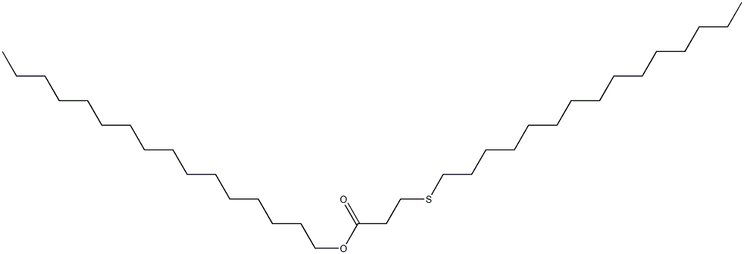 3-(Pentadecylthio)propionic acid hexadecyl ester Struktur