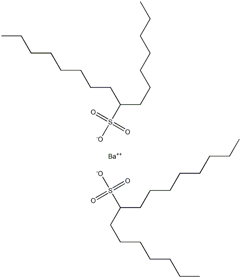 Bis(hexadecane-8-sulfonic acid)barium salt Struktur