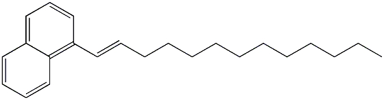 1-(1-Tridecenyl)naphthalene Struktur