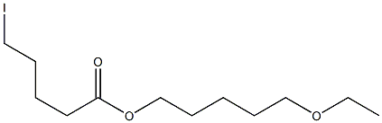 5-Iodovaleric acid 5-ethoxypentyl ester Struktur