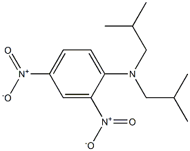 N,N-Diisobutyl-2,4-dinitrobenzenamine Struktur