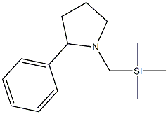 1-(Trimethylsilylmethyl)-2-phenylpyrrolidine Struktur