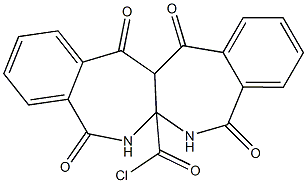 2,3-Bis(phthaloylamino)propionic acid chloride Struktur