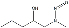 N-Methyl-N-nitroso-2-hydroxypentylamine Struktur