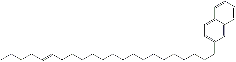 2-(17-Docosenyl)naphthalene Struktur