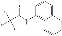 N-(1-Naphthalenyl)trifluoroacetamide Struktur