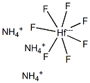 Ammonium heptafluorohafnate(IV) Struktur