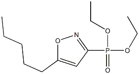 (5-Pentylisoxazol-3-yl)phosphonic acid diethyl ester Struktur