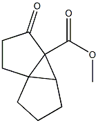 4-Oxotricyclo[4.3.0.01,5]nonane-5-carboxylic acid methyl ester Struktur