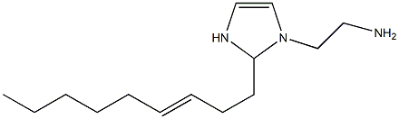 1-(2-Aminoethyl)-2-(3-nonenyl)-4-imidazoline Struktur