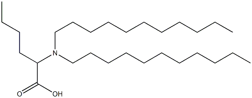 2-(Diundecylamino)hexanoic acid Struktur