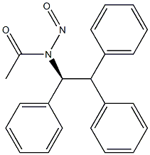 (-)-N-Nitroso-N-[(S)-1,2,2-triphenylethyl]acetamide Struktur