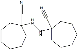 1,1'-Hydrazobis(cycloheptane-1-carbonitrile) Struktur