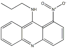 9-(Propylamino)-1-nitroacridine Struktur