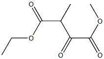 2-Oxo-3-methylsuccinic acid 1-methyl 4-ethyl ester Struktur