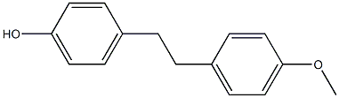 4-[2-(4-Methoxyphenyl)ethyl]phenol Struktur