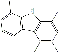 1,3,4,8-Tetramethyl-9H-carbazole Struktur