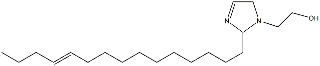 2-(11-Pentadecenyl)-3-imidazoline-1-ethanol Struktur