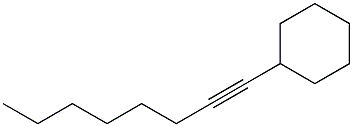 1-Cyclohexyl-1-octyne Struktur