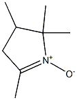 2,4,5,5-Tetramethyl-1-pyrroline 1-oxide Struktur