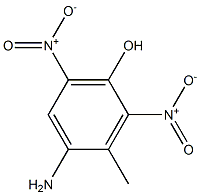 4-Amino-3-methyl-2,6-dinitrophenol Struktur