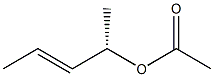 (-)-Acetic acid (E,S)-3-pentene-2-yl ester Struktur