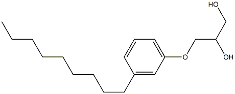 1-(3-Nonylphenoxy)-2,3-propanediol Struktur