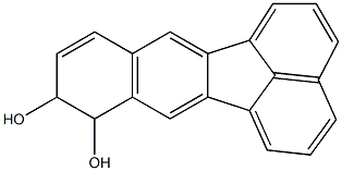 8,9-Dihydrobenzo[k]fluoranthene-8,9-diol Struktur