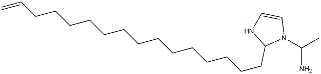 1-(1-Aminoethyl)-2-(15-hexadecenyl)-4-imidazoline Struktur