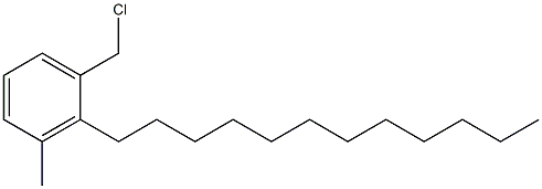 2-Dodecyl-3-methylbenzyl chloride Struktur