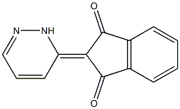 2-[Pyridazin-3(2H)-ylidene]indane-1,3-dione Struktur