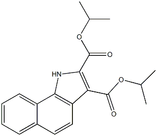 1H-Benz[g]indole-2,3-dicarboxylic acid diisopropyl ester Struktur