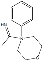 N-Phenyl-1-morpholinoethanimine Struktur