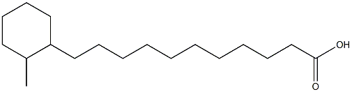 11-(2-Methylcyclohexyl)undecanoic acid Struktur