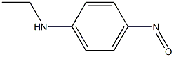 N-Ethyl-p-nitrosoaniline Struktur