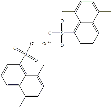 Bis(5,8-dimethyl-1-naphthalenesulfonic acid)calcium salt Struktur