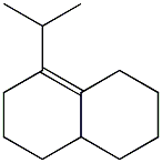 1,2,3,4,4a,5,6,7-Octahydro-8-isopropylnaphthalene Struktur