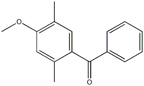 4-Methoxy-2,5-dimethylbenzophenone Struktur