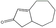 1,2,4,5,6,7,8,8a-Octahydroazulene-2-one Struktur