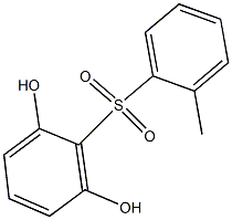 2,6-Dihydroxy-2'-methyl[sulfonylbisbenzene] Struktur