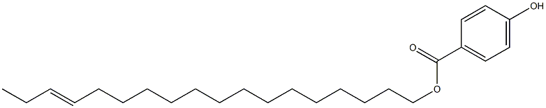 4-Hydroxybenzoic acid 15-octadecenyl ester Struktur