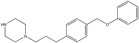 1-[3-[p-(Phenoxymethyl)phenyl]propyl]piperazine Struktur