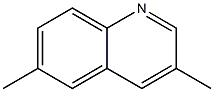 3,6-Dimethylquinoline Struktur