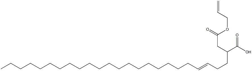 2-(3-Tetracosenyl)succinic acid 1-hydrogen 4-allyl ester Struktur