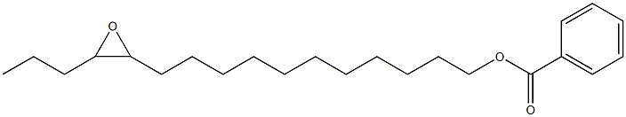 Benzoic acid 12,13-epoxyhexadecan-1-yl ester Struktur