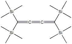 1,1,4,4-Tetrakis(trimethylsilyl)-1,2,3-butanetriene Struktur